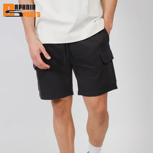 Pantalones Cortos Deportivos Casuales de Algodón 100% de Alto Gramaje para Hombre, Transpirables, de Secado Rápido, con Cintura Elástica y Media, Ideales para Correr - Product Image 1