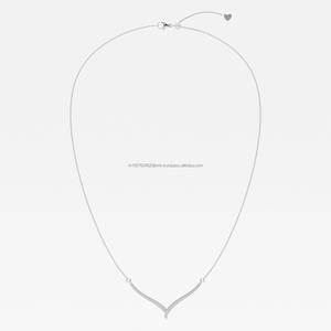 IGI/GIA Lab Grown Diamond Pendant Elegante 14K Gold Compromiso de las mujeres Encantos de la boda Metal de moda con diseño encantador - Product Image 2