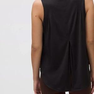 Camiseta Deportiva de Tirantes para Mujer, Ajustada, de Secado Rápido, Ecológica, Transpirable, de Spandex/Algodón, Diseño Liso, Ropa Deportiva Informal - Product Image 3