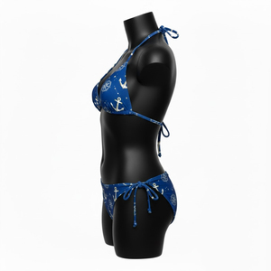 Conjunto de Bikini OEM ODM, Diseño Personalizado, Tela Elástica de Secado Rápido, Ropa de Playa Premium, Suministro Directo de Fábrica - Product Image 2