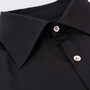 <b>Men's</b> <b>Gothic</b> Shirt Medieval <b>Clothes</b> Steampunk Stage Wear Lapel Court <b>Clothes</b> Fit Shirt Blouse Black Shirts - Product Image 5