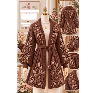 Pulls 100% acrylique ou coton, calibre 12, pour femmes, très tendance, style décontracté, pour la saison hivernale, fournisseur du Bangladesh. - Product Image 6