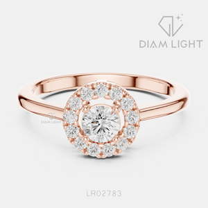 Bague en diamant de laboratoire rond certifié IGI 0,25 carat, or blanc 14 carats, couleur F+, clarté VS+, bague de fiançailles et de mariage pour femme, cadeau - Product Image 3
