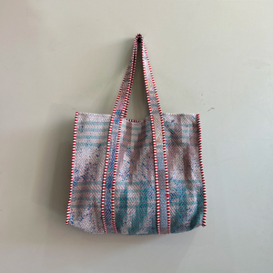 Luxury Kantha Tote Bag Women <b>Large</b> Capacity Shoulder Handbag Soft Quilted Fashion <b>Purse</b> Eco Friendly Summer Custom - Product Image 1