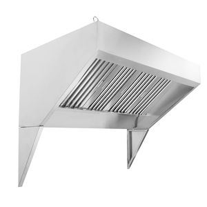 Cappa di scarico commerciale da 8FT in acciaio inossidabile 201 per Food Truck, con griglia a U rimovibile per rimorchi con congelatore - Product Image 5