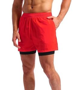 กางเกงขาสั้นออกกำลังกายสำหรับเพาะกาย ยกน้ำหนัก ฟิตเนส ยิม วิ่ง ออกกำลังกาย มีเชือกผูกเอว ระบายอากาศได้ดี เหมาะสำหรับฤดูร้อน เป็นมิตรกับสิ่งแวดล้อม - Product Image 3