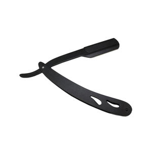 Professional Folding Barber Straight <b>Razor</b> Super Stainless Steel <b>Single</b> <b>Blade</b> Plastic Handle-Reusable for Bikini Face Shaving - Product Image 5