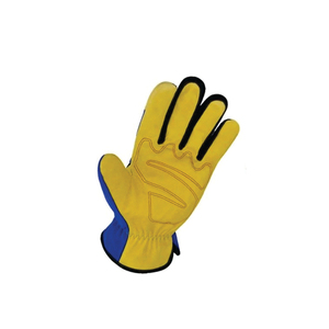 Guantes de Seguridad para Conductor HOLY SIGNS INTERNATIONAL EN420 Certificados HSI-0018, Duraderos, de Cuero Granulado, con Muñequera Elástica, Resistentes al Fuego - Product Image 3