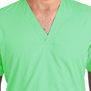 Custom Logo Women's Hospital <b>Scrub</b> <b>Set</b>-100% Cotton Woven <b>Scrub</b> Top & Trouser Customizable Colors & Sizes <b>Scrub</b> <b>Set</b> - Product Image 6