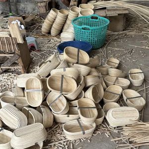 HOT SELLING Eco Friendly Rattan Banneton <b>Bread</b> Proofing <b>Basket</b> with Linen Liner Premium Sourdough Baking Tools - Product Image 2