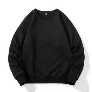 Sudadera OEM al por mayor, lisa, unisex, oversize, con cuello redondo y cuello simulado, de algodón, personalizada, con logo bordado o estampado, tipo hoodie. - Product Image 6