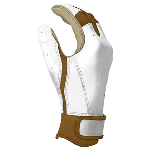 Gants de frappe en cuir véritable, anti-choc, pour baseball et softball américain, avec fermeture à pression, support de poignet, écologiques, pour adultes, les meilleurs - Product Image 4