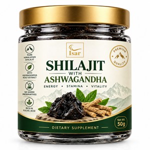 100% Pure <b>Himalayan</b> <b>Shilajit</b> Resin 30g Premium Natural <b>Shilajit</b> and Ashwagandha Herbal Blend for Daily Energy & Stamina Support - Product Image 1