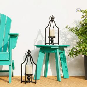 Lanterne de table en métal haut de gamme, élégante, pour intérieur et extérieur, à prix avantageux - Product Image 2