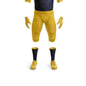 กางเกงยูนิฟอร์มอเมริกันฟุตบอลคุณภาพสูง ระบายอากาศได้ดี สำหรับฤดูร้อน พิมพ์ลายแบบซับลิเมชั่น ผลิตจากผ้าสแปนเด็กซ์/คอตตอน/ใยไผ่ ชิคาโก ฟุตบอล - Product Image 3