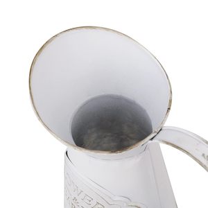 Vintage Metal Flower Garden Decorative Pitcher Vase Rustic Farmhouse Floral Display <b>Jug</b> - Product Image 3