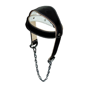 Weight Lifting-Non-Slip Chin and Neck Exerciser Straps high Quality Neoprene Neck <b>Training</b> <b>Head</b> Harness with Chain - Product Image 1