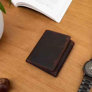 Portefeuille homme en cuir véritable de haute qualité, design sécurisé, fournisseur en gros, logo personnalisé, OEM à prix raisonnable - Product Image 1