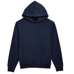 Sudadera con Capucha Azul Marino para Hombre, Corte Regular, 100% Algodón, Felpa Francesa, Estilo Casual para Otoño, Diseño con Bolsillos y Precios Accesibles - Product Image 1