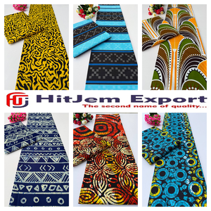 ผ้าพิมพ์ลายแอฟริกันพรีเมียมแบบกำหนดเอง Ankara ผ้าฝ้าย 100% ผลิตเสื้อผ้า OEM ขายส่ง ผู้ผลิตสิ่งทอ - Product Image 6