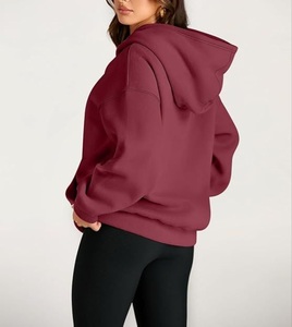 Nouvel Arrivage – Sweat à Capuche Décontracté Ample pour Femme avec Grande Poche, Manches Longues et Couleur Unie, Idéal Automne-Hiver – Disponible en Ligne - Product Image 6
