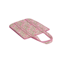 Sac fourre-tout matelassé en coton léger fait main, imprimé floral, réversible, respirant et durable, idéal pour l'hiver, le printemps, l'été et l'automne
