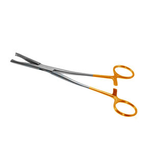 Pinza de sujeción ósea Dingman de 6 pulgadas con mango dorado parcial, pinza quirúrgica ortopédica de acero inoxidable para sujeción ósea - Product Image 1