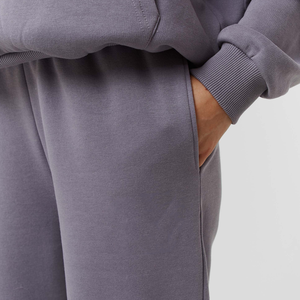 Ensemble de survêtement à capuche pour femmes, couleur unie, coupe ample, décontracté, 2 pièces - Product Image 5