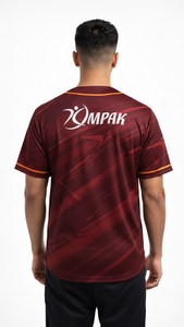 Maillot de baseball unisexe avec impression par sublimation haute résolution, manches courtes, grande taille, tissu sport respirant - Product Image 4