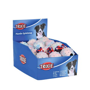Juego de Pelotas de Juguete para Perro Trixie, de Goma Natural de 6 cm con Cuerda, para Juego Interactivo - Product Image 3