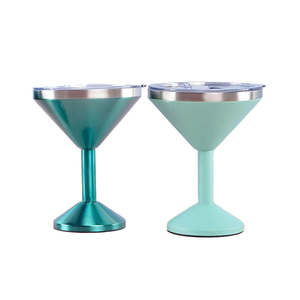 Vaso Térmico Tini de 12oz al por Mayor, Vaso de Martini Aislado al Vacío, Vasos de Viaje de Doble Pared de Acero Inoxidable, Vaso para Margarita y Cócteles - Product Image 1