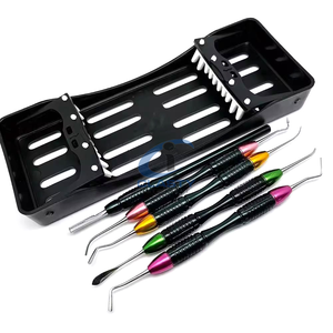 Kit de chirurgie implantaire dentaire - Ensemble complet avec compresseur osseux, élévateurs et instruments chirurgicaux pour l'implantologie - Product Image 5