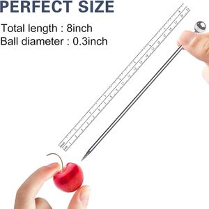 Juego de 15 Palillos de Cóctel de Acero Inoxidable de 8 Pulgadas para Brochetas de Bloody Mary, Herramientas Esenciales para Bar - Product Image 2