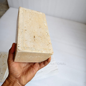Premium marble tissue <b>box</b> cover luxury travertine tissue holder elegant bathroom <b>vanity</b> organizer modern tabletop home decor - Product Image 6