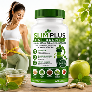 Slim Plus, Quemador de Grasa, Limpiador de Colon, Garcinia Cambogia, Café Verde, Cápsulas de Té Verde para la Desintoxicación Intestinal y la Pérdida de Peso - Product Image 3