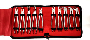 Pinzas de Extracción Dental Manuales Ergonómicas de Precisión Quirúrgica, de Acero Inoxidable Plateado, para Molares Superiores e Inferiores y Dientes del Saber - Product Image 2