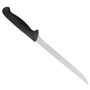Couteaux à découper à lame étroite avec manche noir et protège-doigts profilé pour la découpe de viande, la portionnement et la cuisine quotidienne - Product Image 5