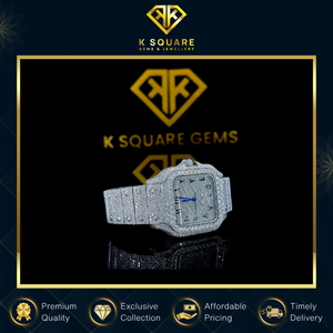 Proveedor Mayorista de Relojes de Lujo de Diseño, Automáticos, de Cuarzo, Resistentes al Agua, de Acero Inoxidable, con Cristal de Zafiro y Diamantes Moissanite - Product Image 2