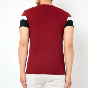 เสื้อยืดผู้ชายกันริ้วรอย คุณภาพพรีเมียม ระบายอากาศได้ดี สวมใส่สบาย ดีไซน์ล่าสุด ขายดี พร้อมโลโก้/สีตามสั่ง - Product Image 3