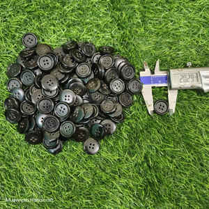 Top Quality Buffalo <b>Black</b> Horn Button Fashion High-Quality <b>Black</b> Buffalo Horn Buttons With Customized Size And Shape - Product Image 1