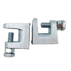 Pince de fixation industrielle réglable en C pour poutre, 10 mm, en acier robuste, capacité de charge 30 kg, revêtement poudré, support de fixation rapide - Product Image 2