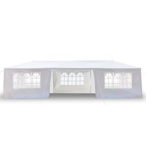 Tenda per Matrimoni e Feste a 7 Lati in Ferro e Tessuto PE, Pergola 3x9m - Product Image 1
