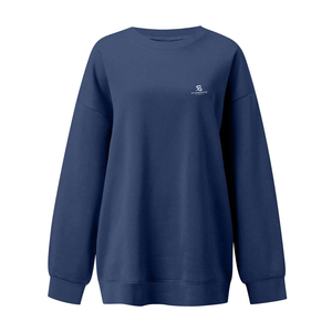 Sudadera de Mujer con Logotipo Personalizado, Algodón, Manga Larga, Cuello Redondo, Tejido Suave, Moda Premium Casual 2026 - Product Image 6