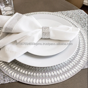 Servilletero precioso de acero inoxidable, diseño de Cuentas pequeñas reflejadas en los ojos, eventualmente celebración, fiesta, vajilla, servilletero único - Product Image 5