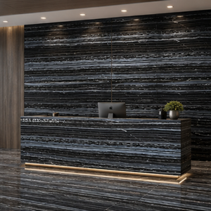Próximamente en SOON CERAMIC: Losa Grande de Calcita Pulida Azul Tabaco, Diseño Moderno y Ecológico en 3D, Precio Directo de Fábrica - Product Image 1
