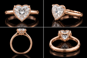 Bijoux fins, bague de fiançailles et de mariage en diamant de laboratoire certifié IGI de 1,50 carat pour femmes, VVS, or massif 14 carats, solitaire - Product Image 2