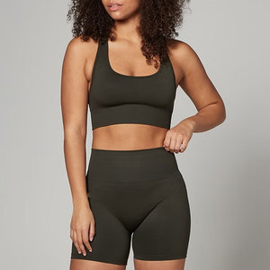 Soutien-gorge de sport de maintien optimal, respirant, écoresponsable, en Spandex/Nylon, avec bretelles réglables, soutien moyen, pour tous - Product Image 1