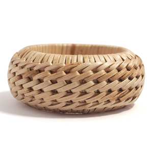 Adorable pulsera de ratán para damas, brazaletes gruesos, brazaletes naturales, accesorios para mujer - Product Image 1