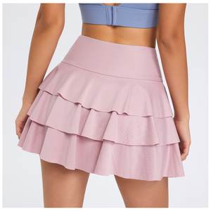 Jupe de tennis pour femme avec short intégré, grande taille personnalisée, pour la plage et le sport, jupe superposée, tenue de tennis, jupes de tennis pour femme - Product Image 4