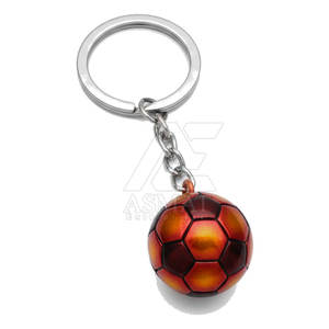 Porte-clés Mini Ballon de Football en Caoutchouc, Nouveau Design, pour Fans de Sport, Vente en Gros - Product Image 2